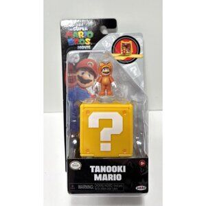 Super Mario Tanooki Mario Mini Figure The Super Mario Bros Movie Collectible Toy